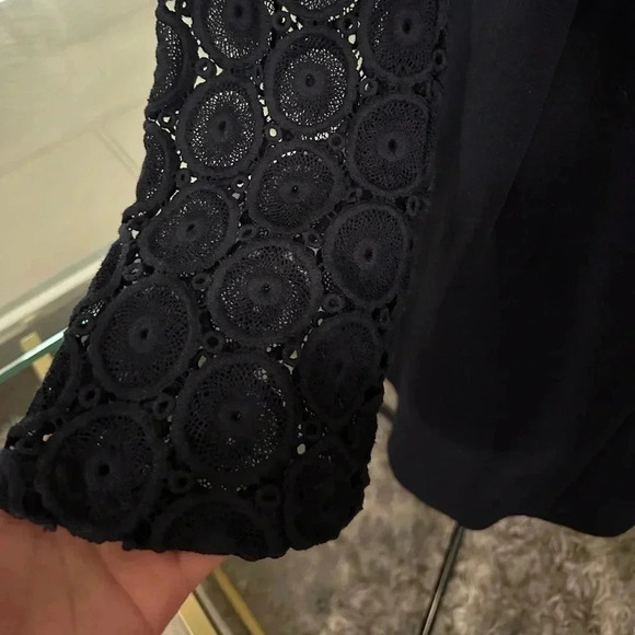 Philosophy embroidered long sleeve mini dress size S stretch - Picture 3 of 5